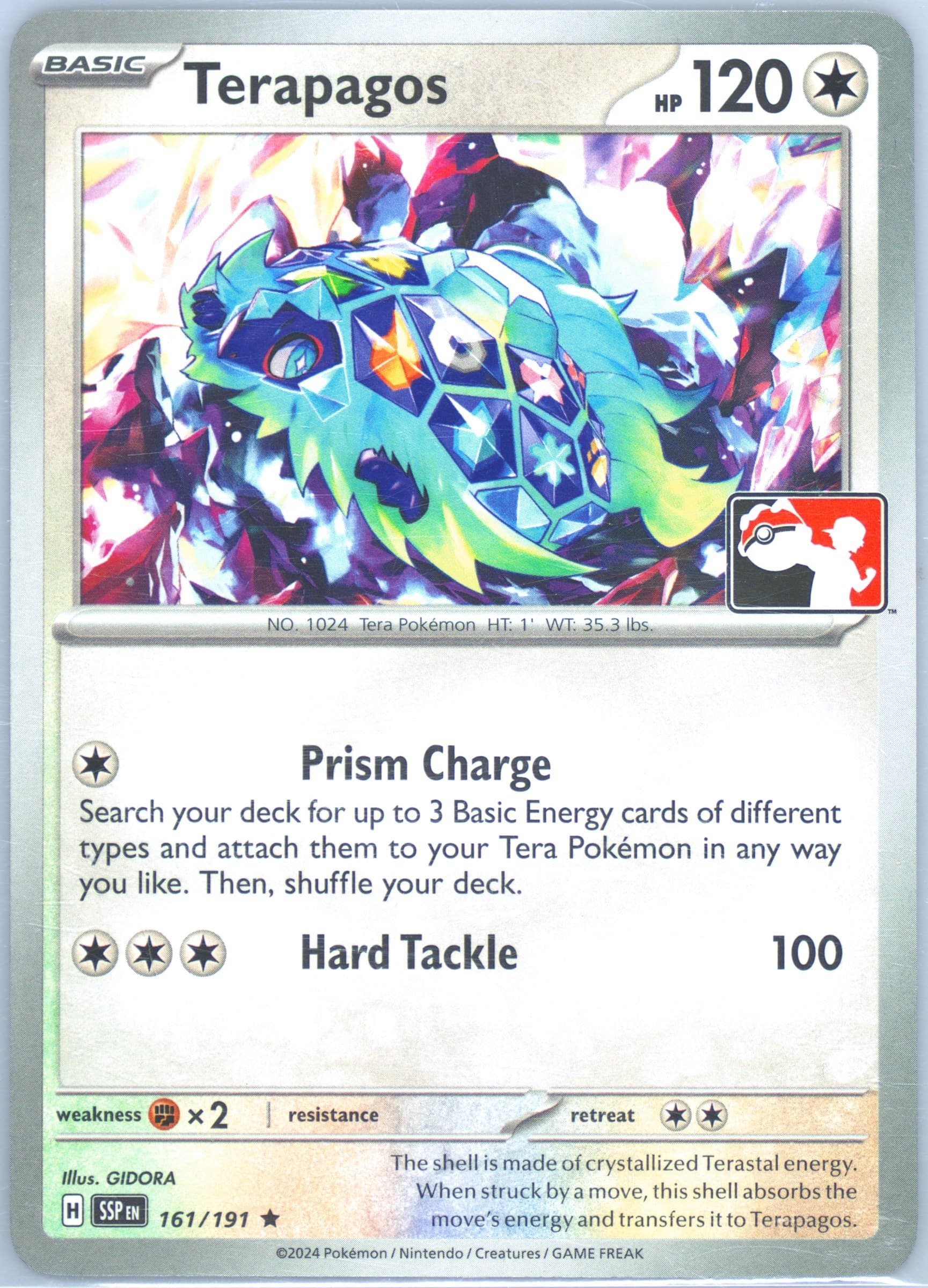 Terapagos (161) 2025 Pokemon Play! Pokemon Prize Pack: Series 7