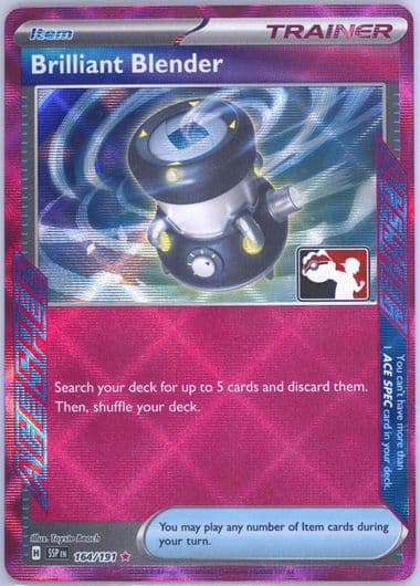 Brilliant Blender (164) 2025 Pokemon Play! Pokemon Prize Pack: Series 7