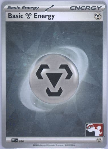 Basic Metal Energy Holo (016) 2025 Pokemon Play! Pokemon Prize Pack