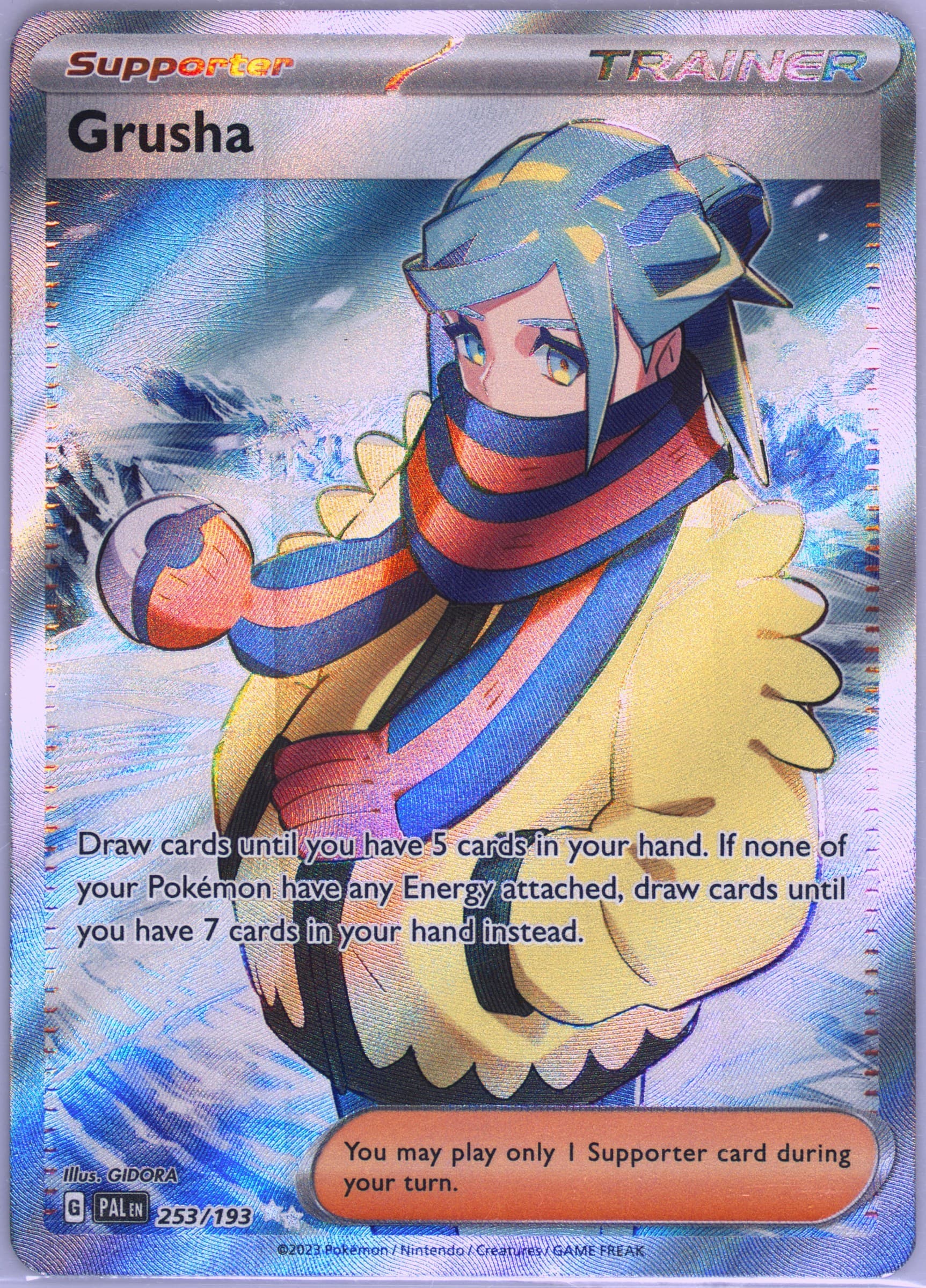 Grusha Professor Program Award (253) 2025 Pokemon Pal EN-Paldea Evolved