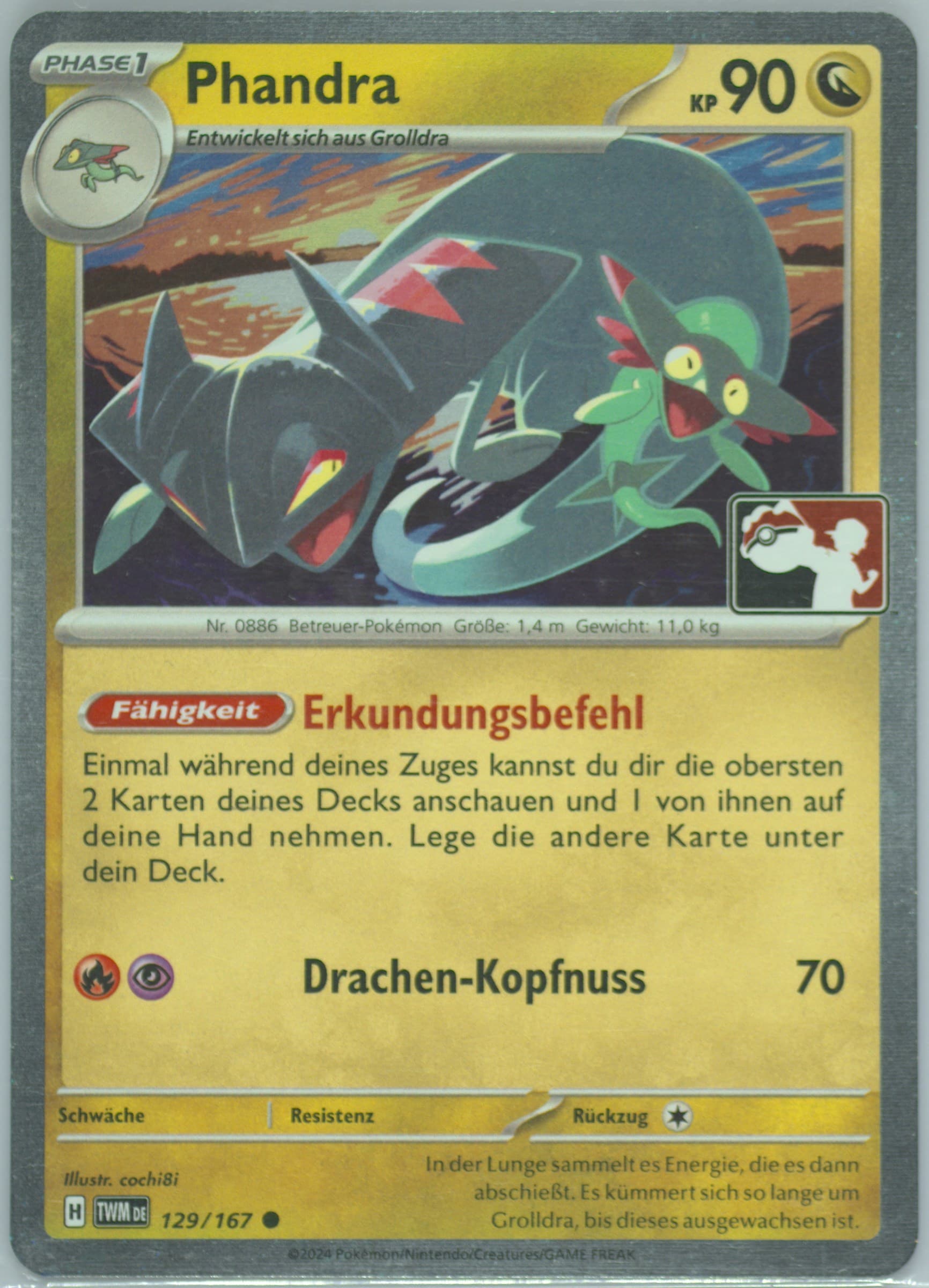 Drakloak (129) 2025 Pokemon German Play! Pokemon Prize Pack: Series 6