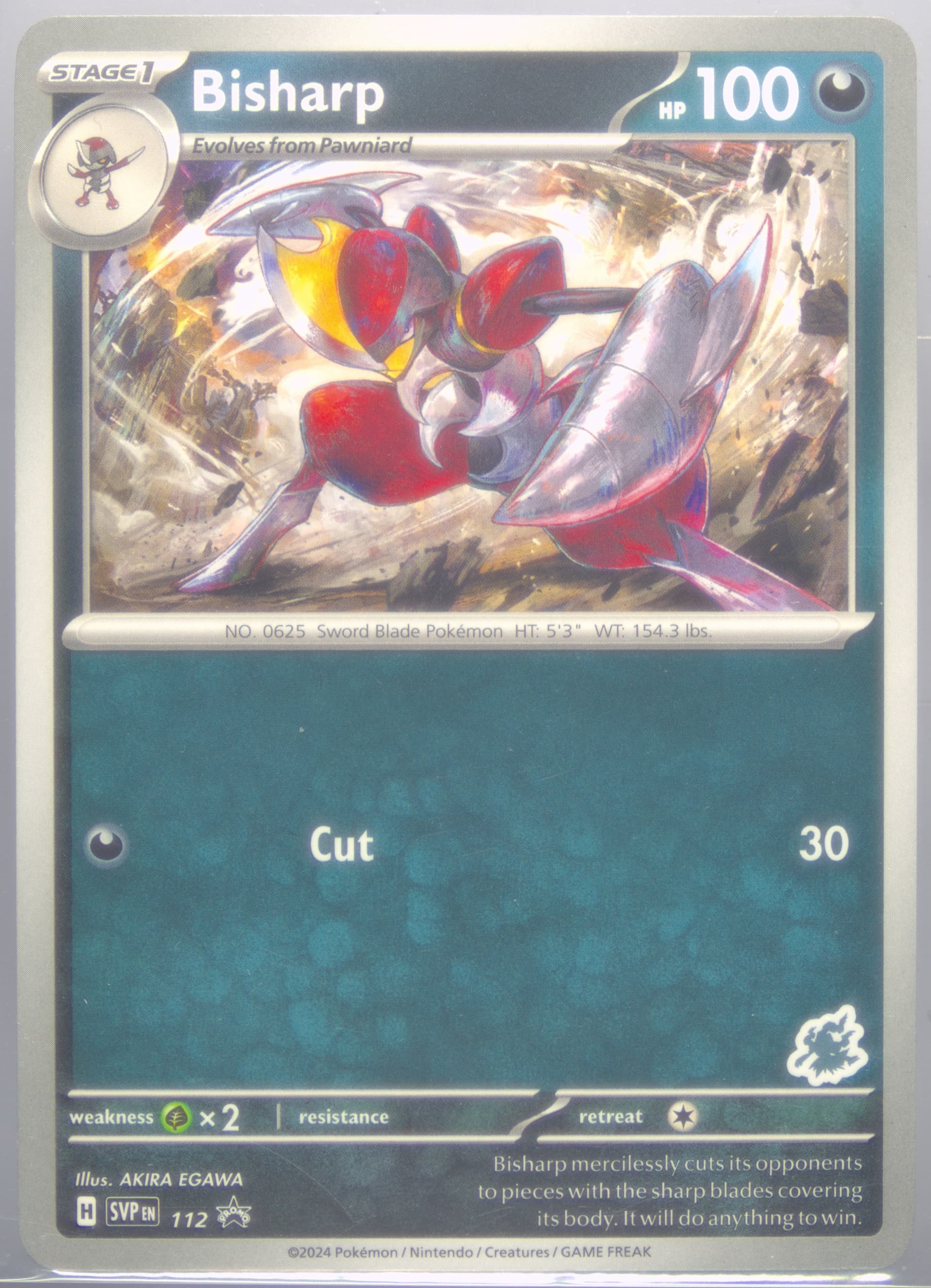 Bisharp (112) 2024 Pokemon Battle Academy