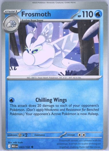 Frosmoth (043) 2025 Pokemon Meg EN-Mega Evolution