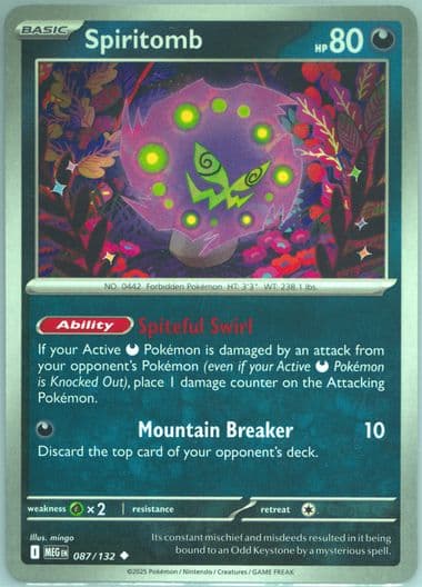 Spiritomb (087) 2025 Pokemon Meg EN-Mega Evolution