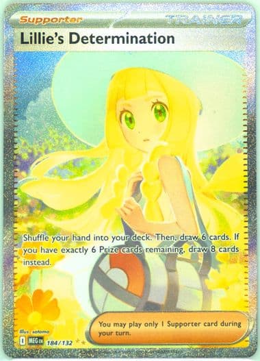 Lillie's Determination (119) 2025 Pokemon Meg EN-Mega Evolution