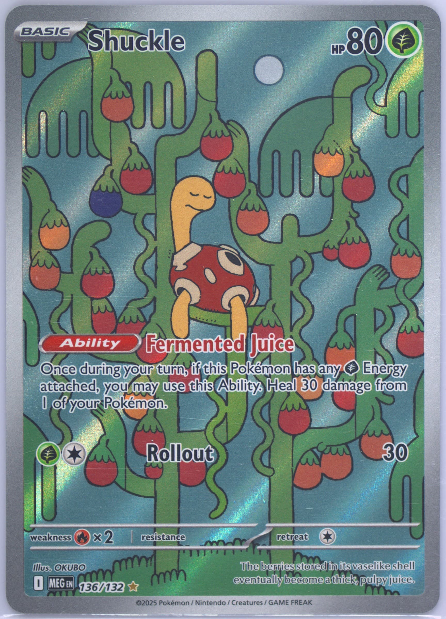 Shuckle Illustration Rare (136) 2025 Pokemon Meg EN-Mega Evolution