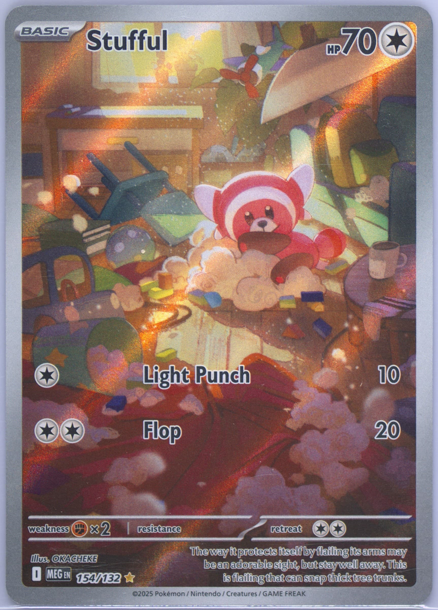 Stufful Illustration Rare (154) 2025 Pokemon Meg EN-Mega Evolution