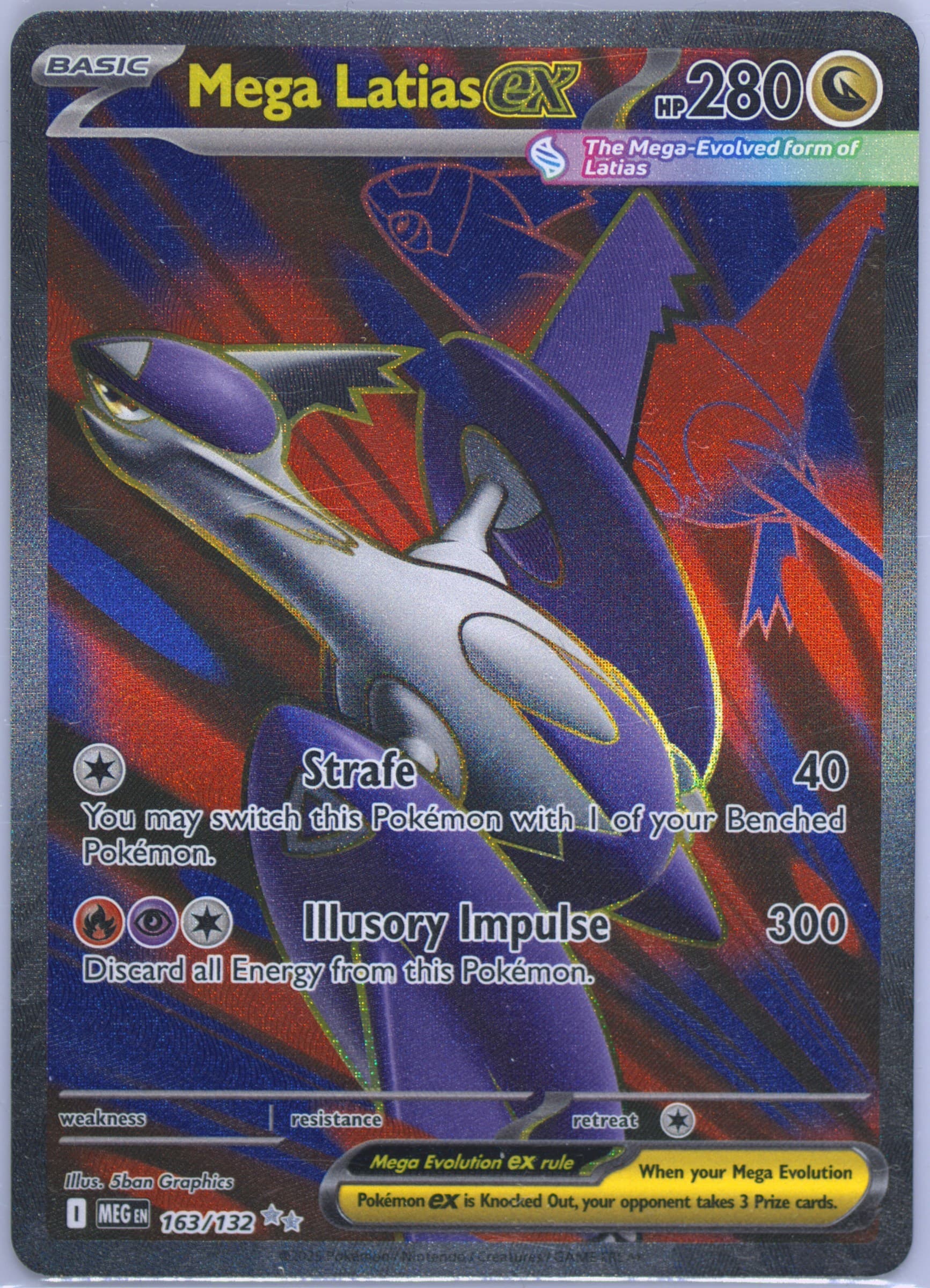 Mega Latias EX Ultra Rare (163) 2025 Pokemon Meg EN-Mega Evolution