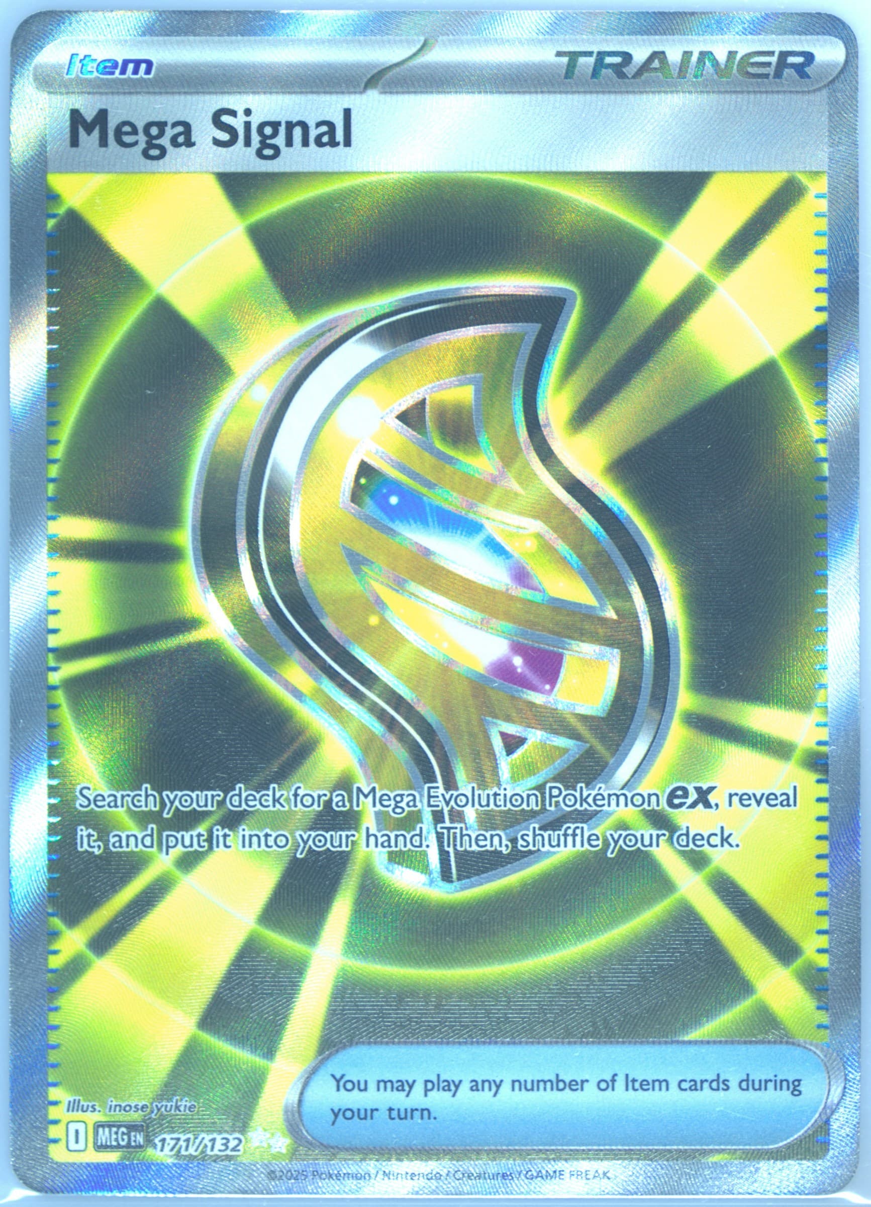 Mega Signal Ultra Rare (171) 2025 Pokemon Meg EN-Mega Evolution