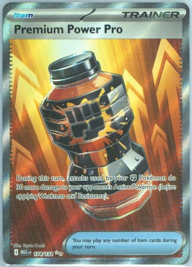 Premium Power Pro Ultra Rare (174) 2025 Pokemon Meg EN-Mega Evolution