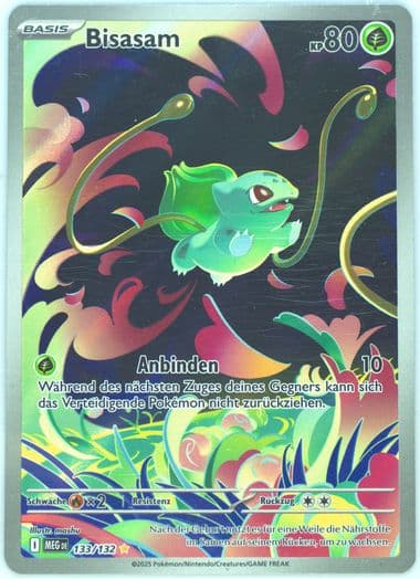 Bulbasaur Illustration Rare (133) 2025 Pokemon German Meg de-Mega Evolution