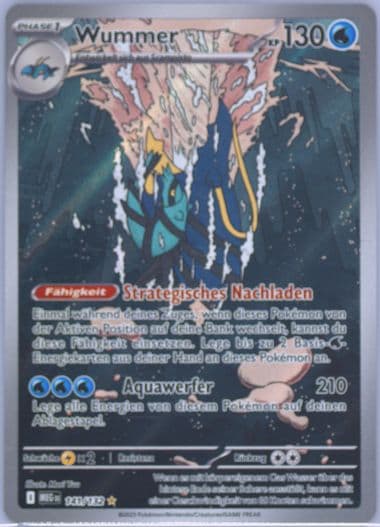 Clawitzer Illustration Rare (141) 2025 Pokemon German Meg de-Mega Evolution