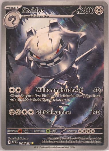 Steelix Illustration Rare (150) 2025 Pokemon German Meg de-Mega Evolution