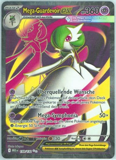 Mega Gardevoir EX Ultra Rare (159) 2025 Pokemon German Meg de-Mega Evolution