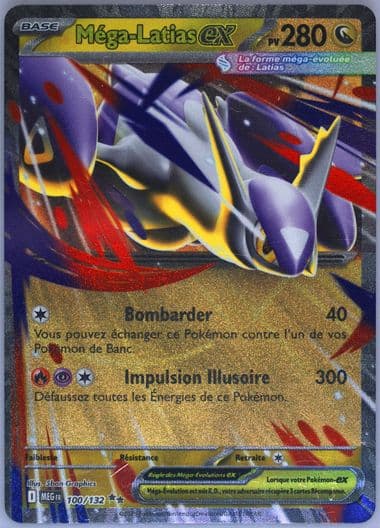 Mega Latias EX (100) 2025 Pokemon French Meg FR-Mega Evolution