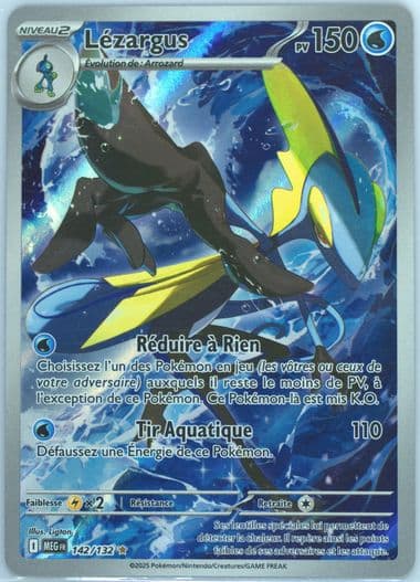 Inteleon Illustration Rare (142) 2025 Pokemon French Meg FR-Mega Evolution