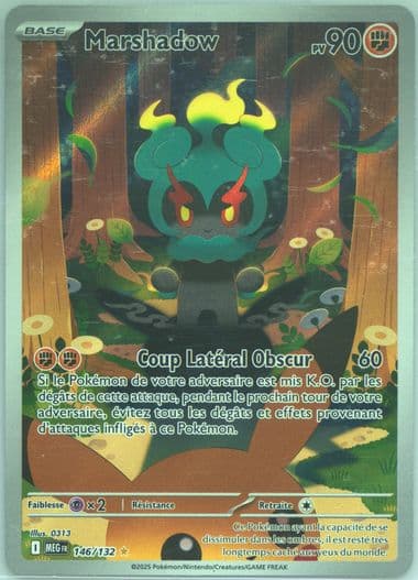 Marshadow Illustration Rare (146) 2025 Pokemon French Meg FR-Mega Evolution