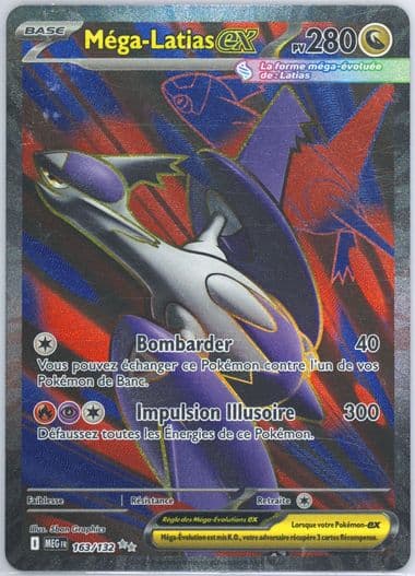 Mega Latias EX Ultra Rare (163) 2025 Pokemon French Meg FR-Mega Evolution