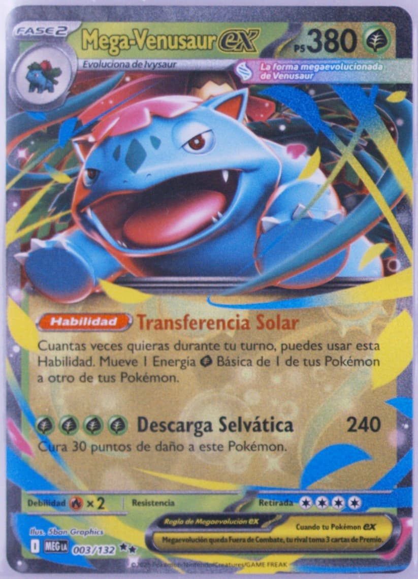 Mega Venusaur EX (003) 2025 Pokemon Latin American Meg La-Mega Evolution