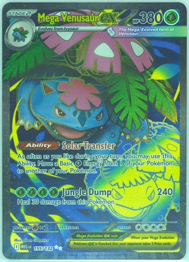 Mega Venusaur EX Ultra Rare (155) 2025 Pokemon Latin American Meg La-Mega Evolution