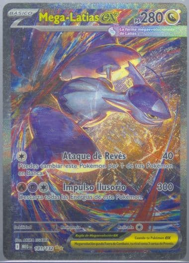 Mega Latias EX Special Illustration Rare (181) 2025 Pokemon Latin American Meg La-Mega Evolution