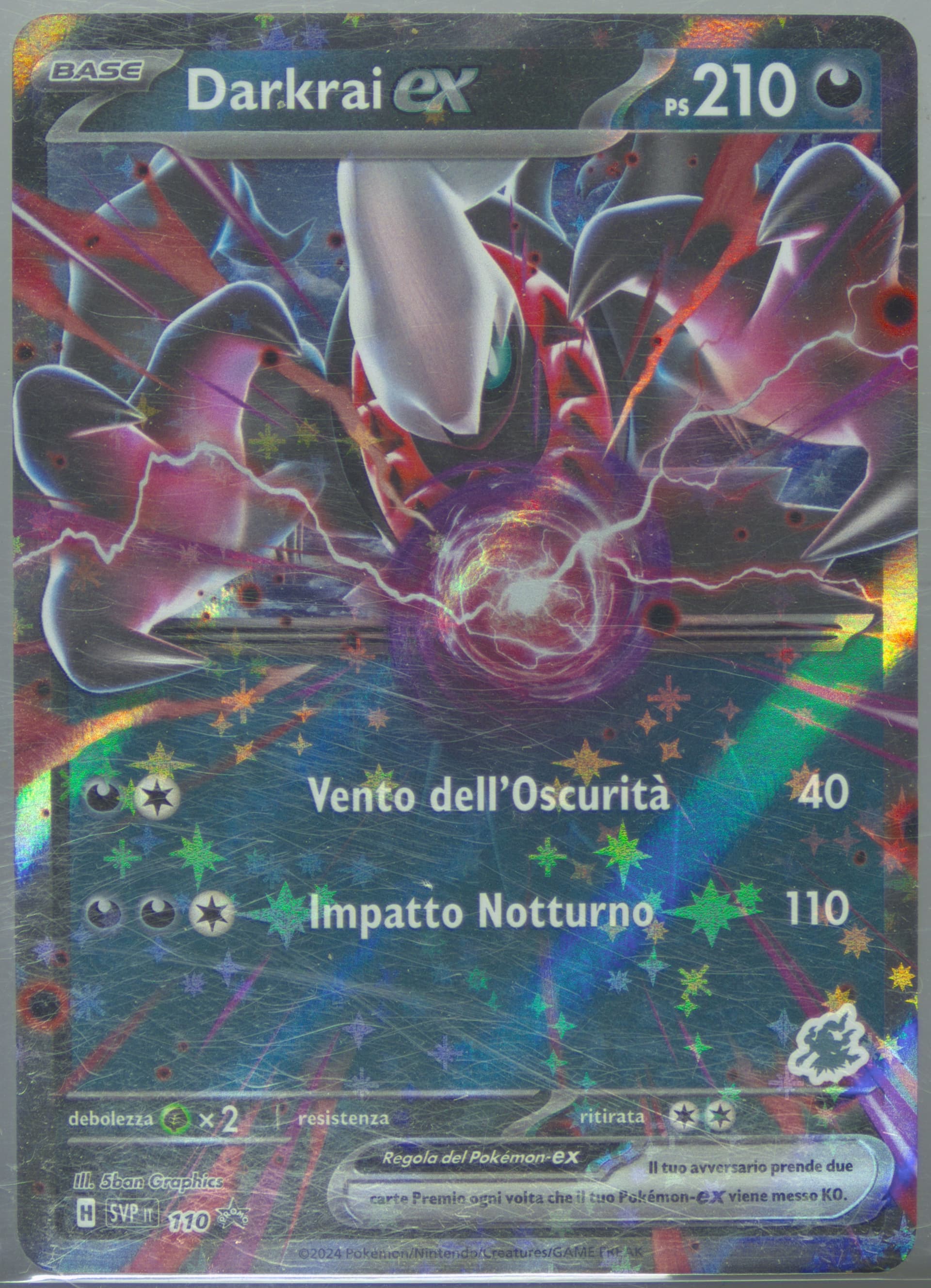 Darkrai EX Battle Academy 2024 (110) 2024 Pokemon Italian Svp It-SV Black Star Promo
