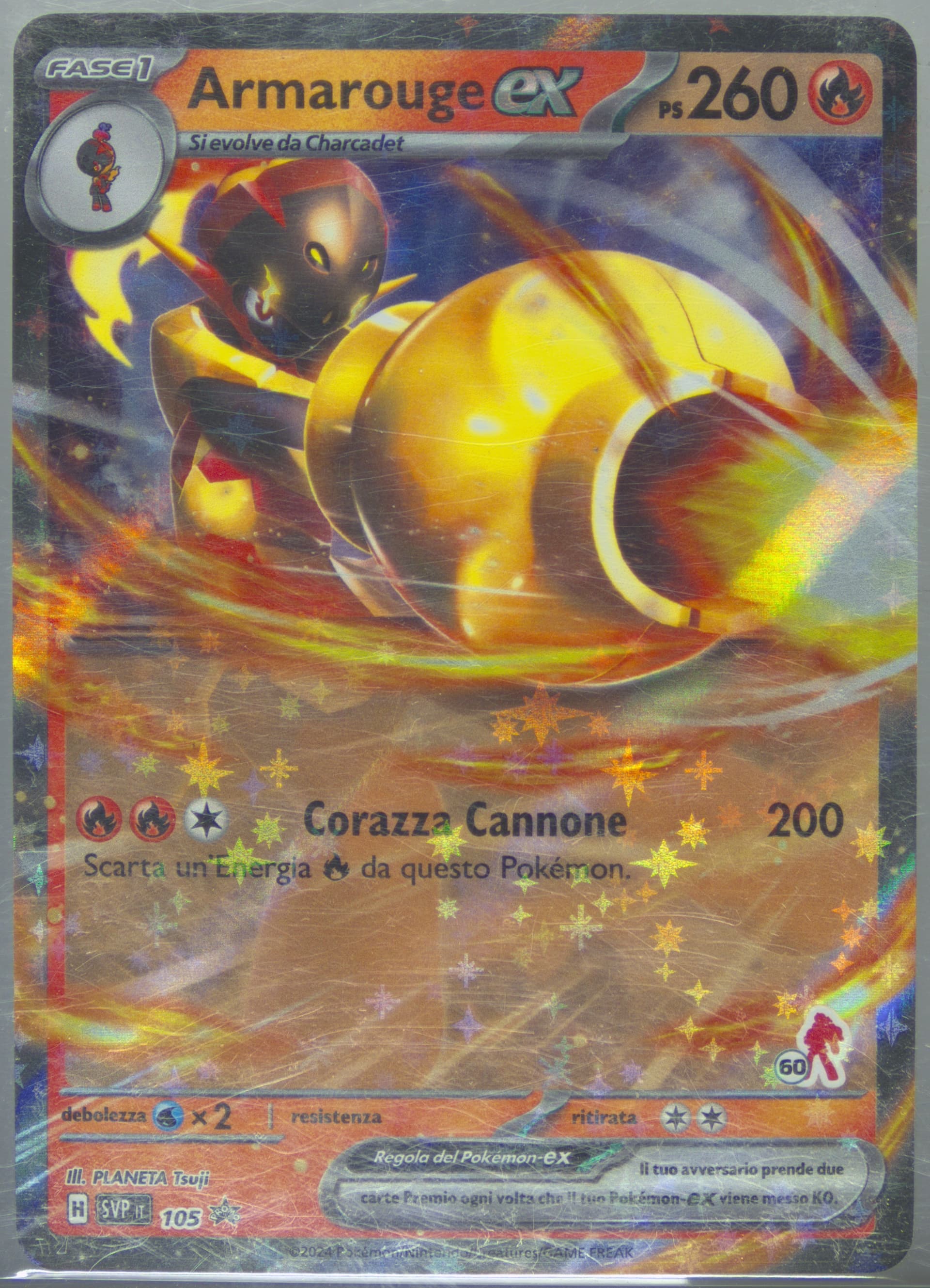 Armarouge EX Battle Academy 2024 (60) 2024 Pokemon Italian Svp It-SV Black Star Promo