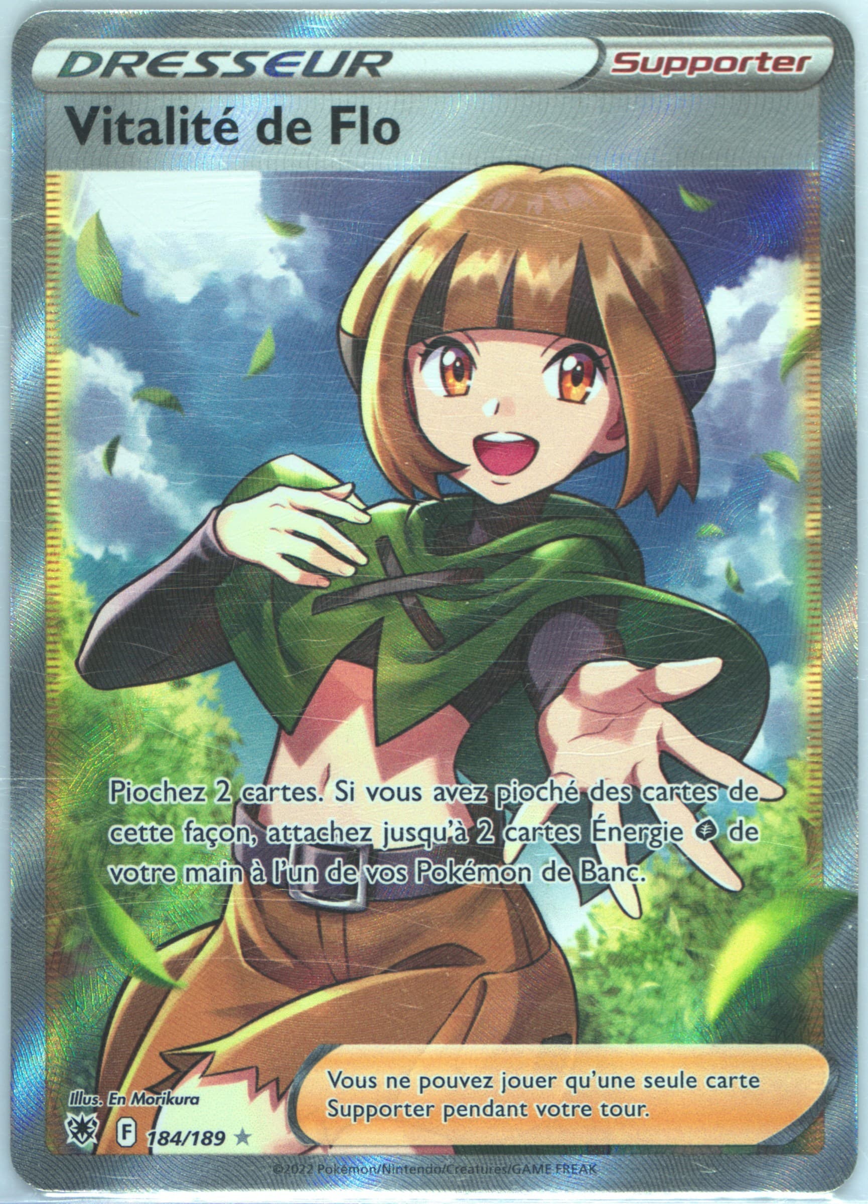 Full Art/Gardenia's Vigor French (184) 2022 Pokemon Sword & Shield Astral Radiance