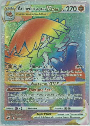 Full Art/Archeduc de Hisui Vstar French-Secret (195) 2022 Pokemon Sword & Shield Astral Radiance