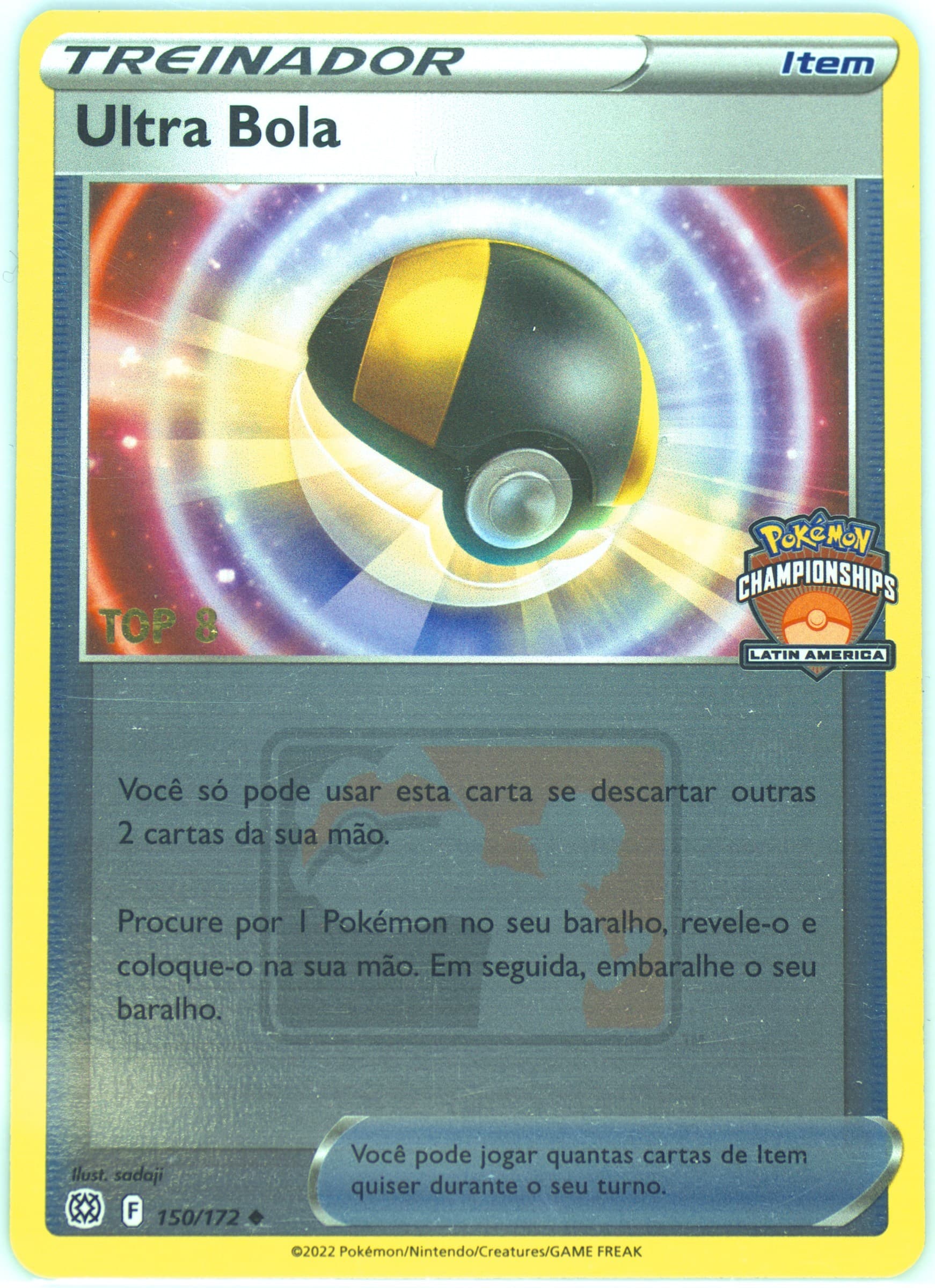 Ultra Ball-Reverse Foil 2023 Latin America International Championships-Top 8 (150) 2022 Pokemon Sword & Shield Brilliant Stars
