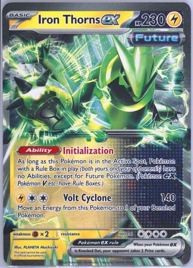 Iron Thorns EX 2025 Pokemon 2024 World Championship Deck: Crushing Thorn