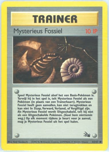 Mysterieus Fossiel (62) 2000 Pokemon Dutch Fossil
