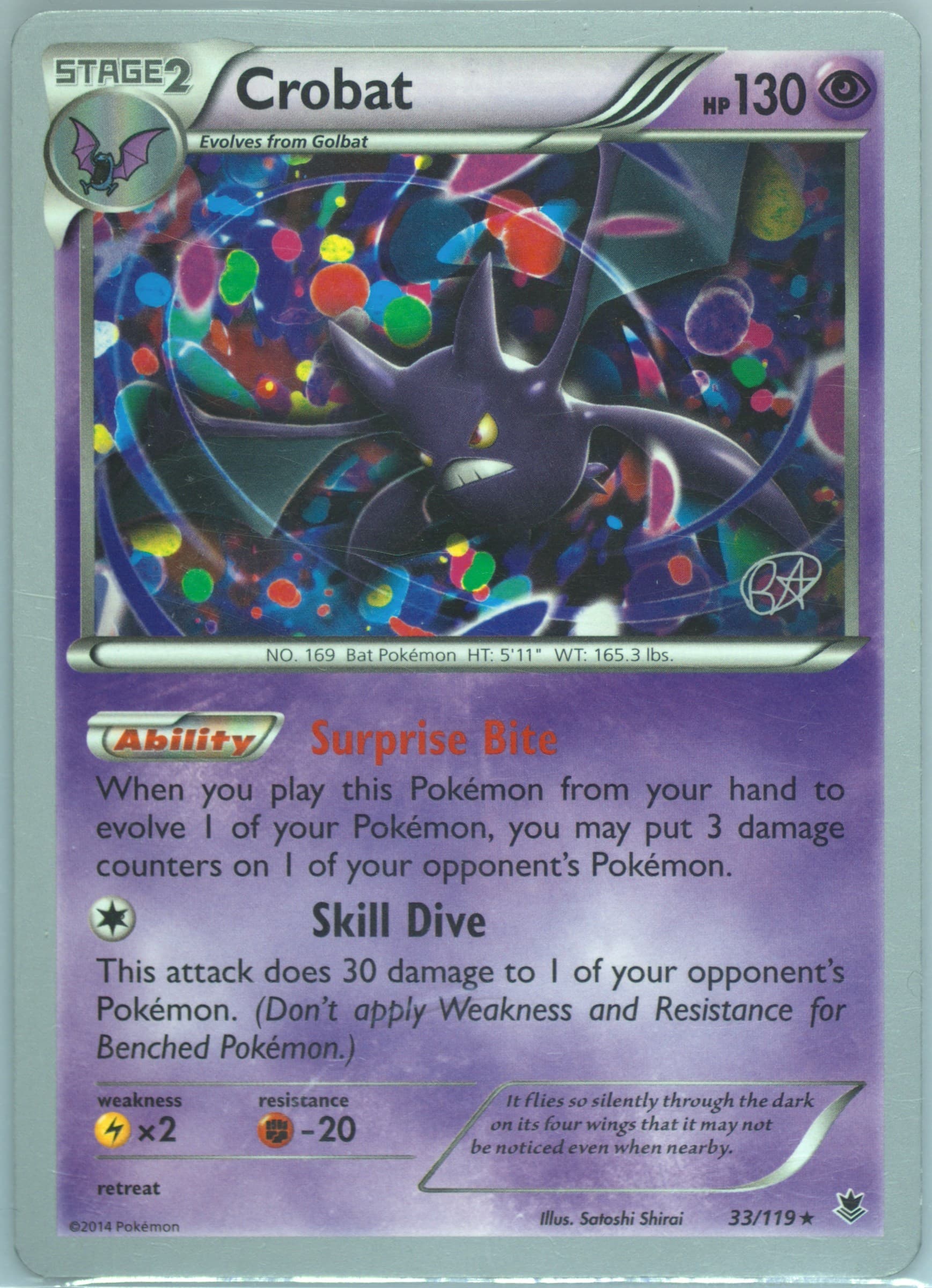 Crobat The Flying Hammer (33) 2015 Pokemon World Championships Promo