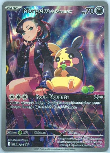 Marnie's Morpeko Marnie Rival Battle Deck (206) 2025 Pokemon French Svp FR-SV Black Star Promo