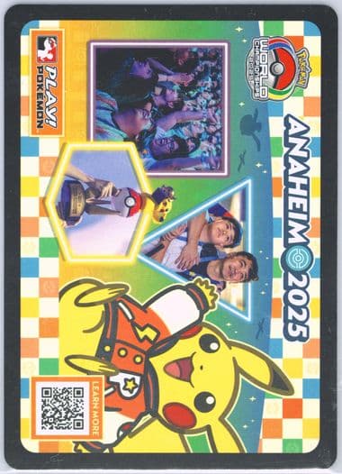 World Championship 2025 Advertisement World Championships 2025 Pokemon English Insert Cards