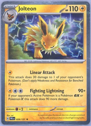 Jolteon Prismatic Evolutions 8-Pack Mini Tin (029) 2025 Pokemon Pre EN-Prismatic Evolutions