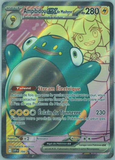 Iono's Bellibolt EX Iono's Bellibolt EX Premium Collection (194) 2025 Pokemon French Svp FR-SV Black Star Promo