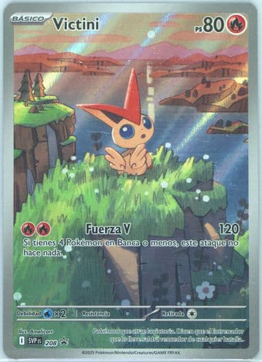 Victini Unova Victini Illustration Collection (208) 2025 Pokemon Spanish Svp ES-SV Black Star Promo