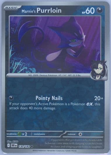 Marnie's Purrloin (130) 2025 Pokemon Dri EN-Destined Rivals