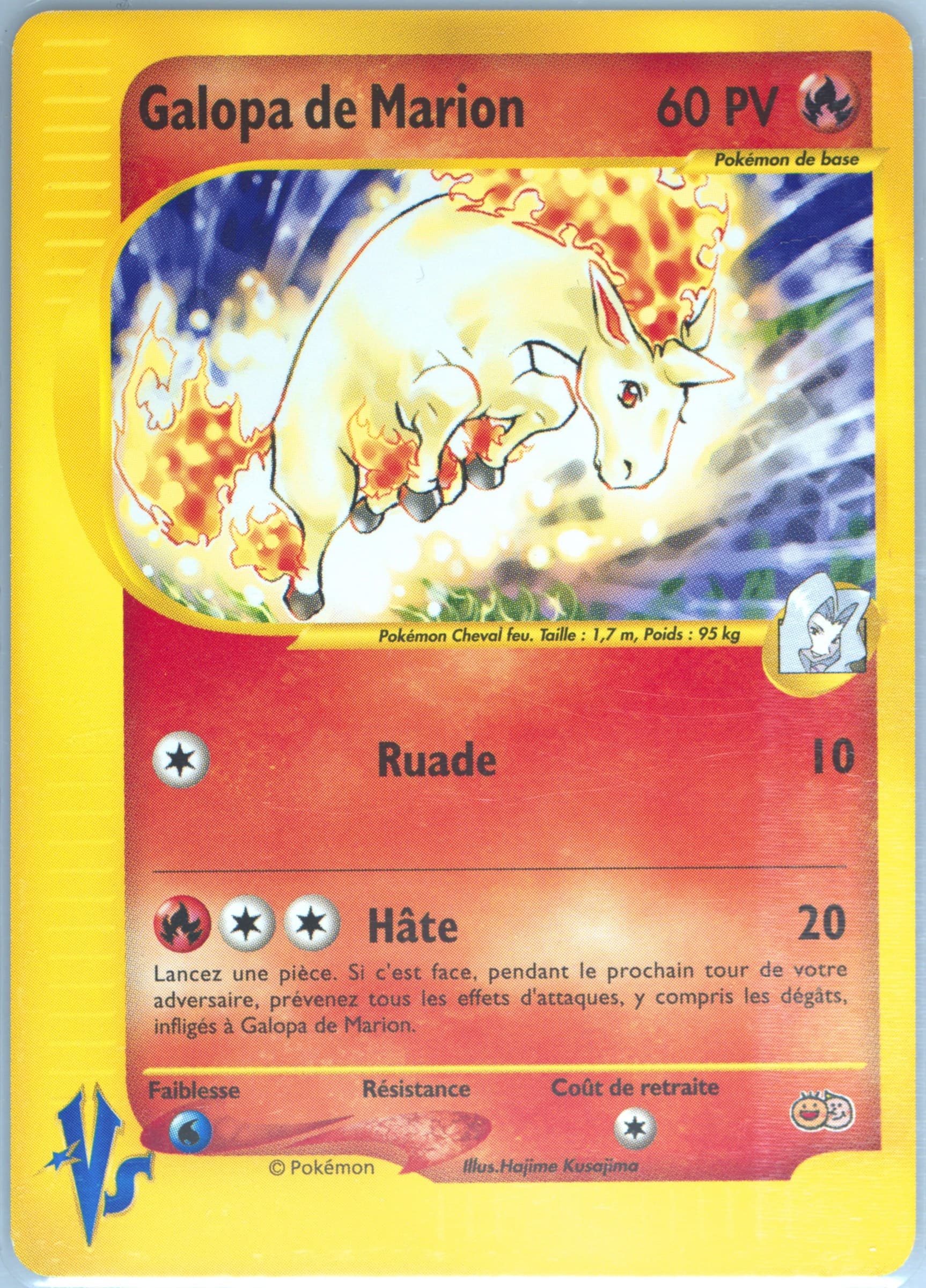 Karen's Rapidash French 2001-2002 Pokemon Tropical Mega Battle