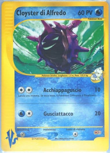 Pryce's Cloyster Italian 2001-2002 Pokemon Tropical Mega Battle