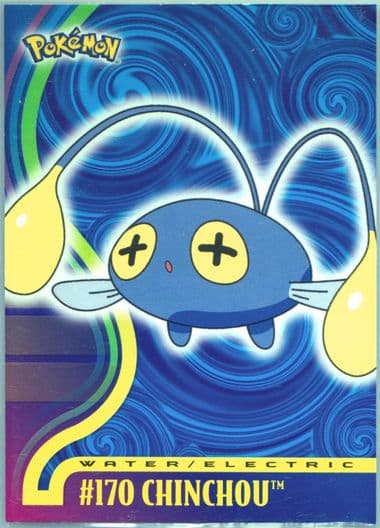 Chinchou (170) 2001 Topps Pokemon Johto Series 1