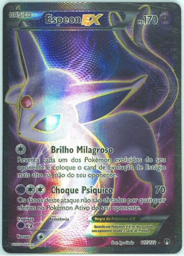 Full Art/Espeon EX Portuguese (117) 2016 Pokemon XY Breakpoint