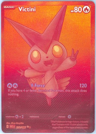 Victini Black White Rare (172) 2025 Pokemon Portuguese Wht PT-White Flare