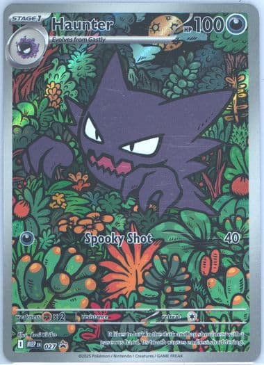 Haunter Mega Gengar EX Mega Battle Deck (027) 2025 Pokemon Mep EN-Me Black Star Promo