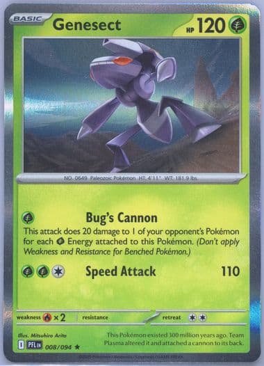 Genesect (008) 2025 Pokemon Pfl EN-Phantasmal Flames