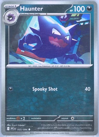 Haunter (055) 2025 Pokemon Pfl EN-Phantasmal Flames