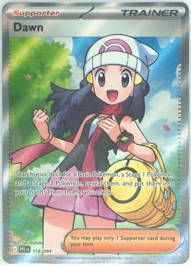 Dawn Ultra Rare (118) 2025 Pokemon Pfl EN-Phantasmal Flames