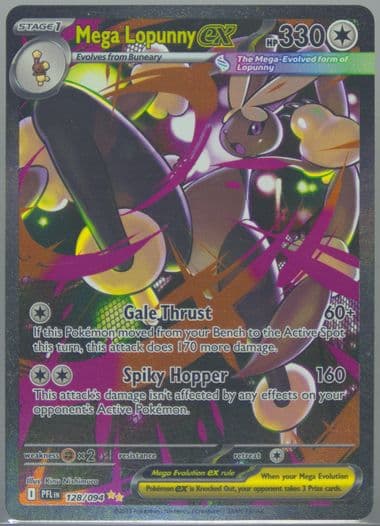 Mega Lopunny EX Special Illustration Rare (128) 2025 Pokemon Pfl EN-Phantasmal Flames