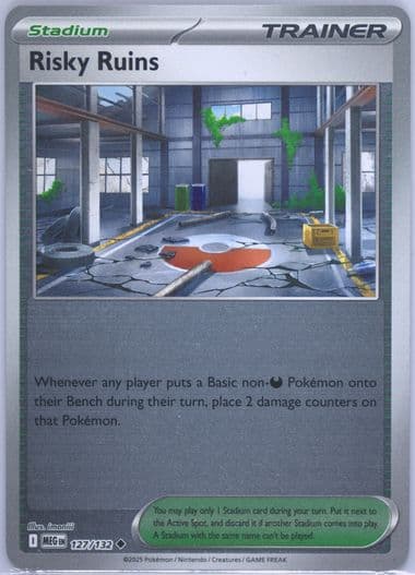 Risky Ruins Reverse Holo (127) 2025 Pokemon Meg EN-Mega Evolution